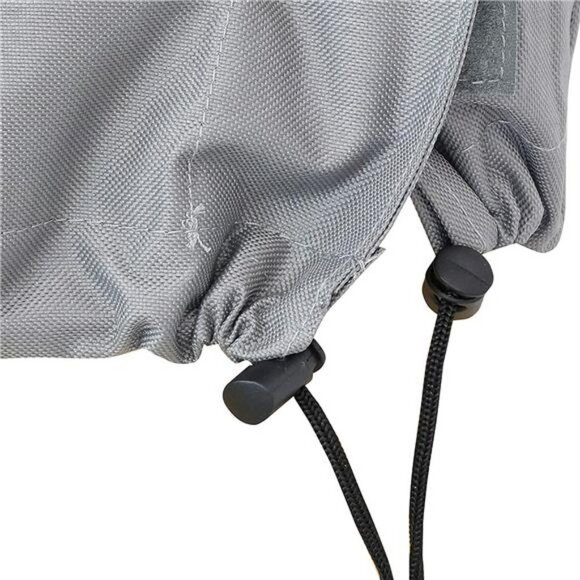 Log Rack Cover - Gray with Green Stripe - 300D Polyester - Heavy Duty 6-Foot - Picture 6 of 6